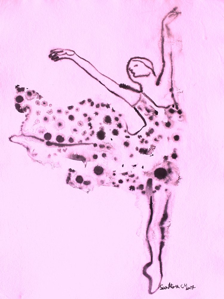 Dança de ballet etérea de Santhosh ch