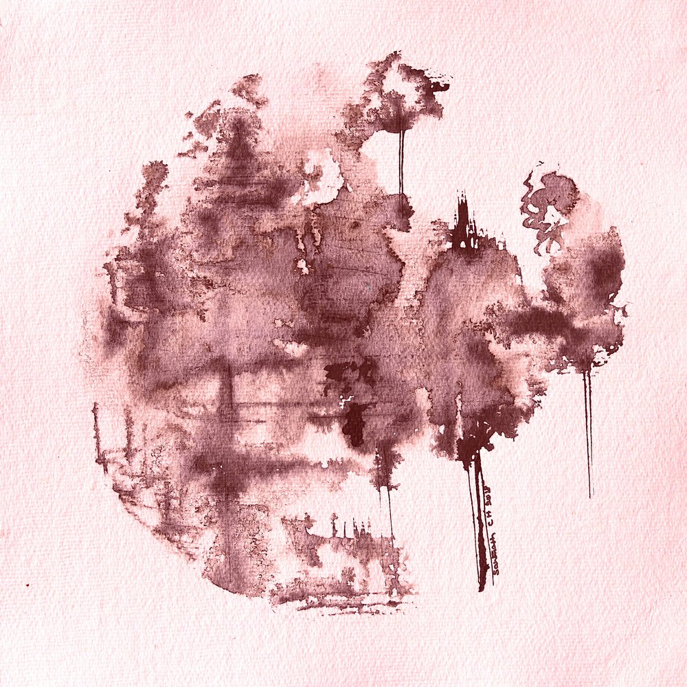 Floresta abstrata enevoada de Santhosh ch
