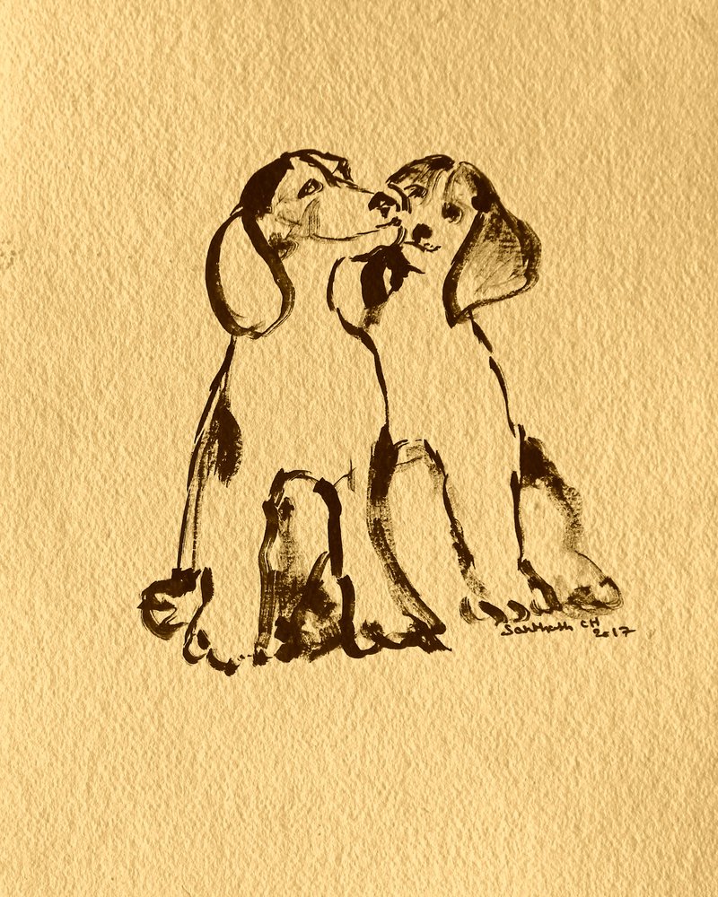 Amor de cachorrinho de Santhosh ch