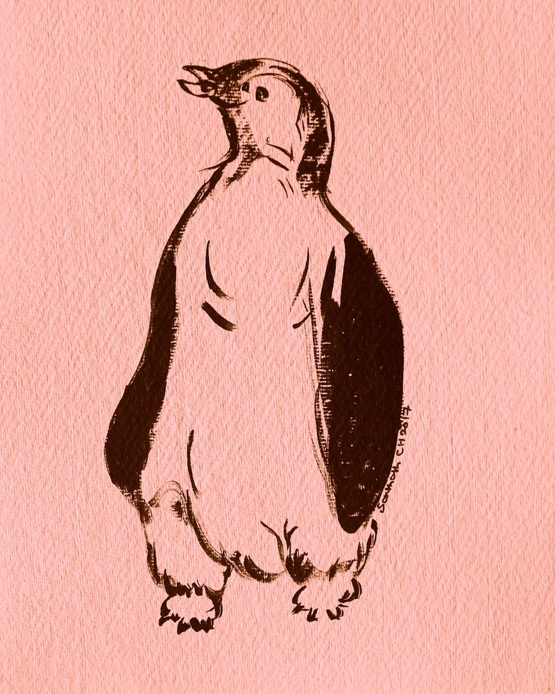 Pinguim de pé fantasioso de Santhosh ch