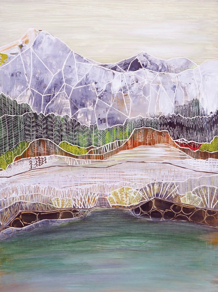 Lago Geométrico da Montanha de Sarah Fitzgerald