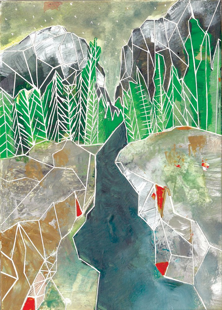 Rio da Montanha Geométrica de Sarah Fitzgerald