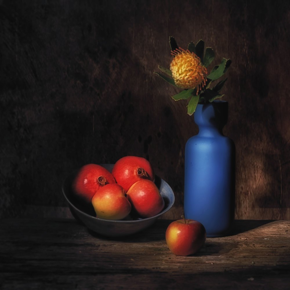 Natureza morta com frutas de Moody de Saskia Dingemans