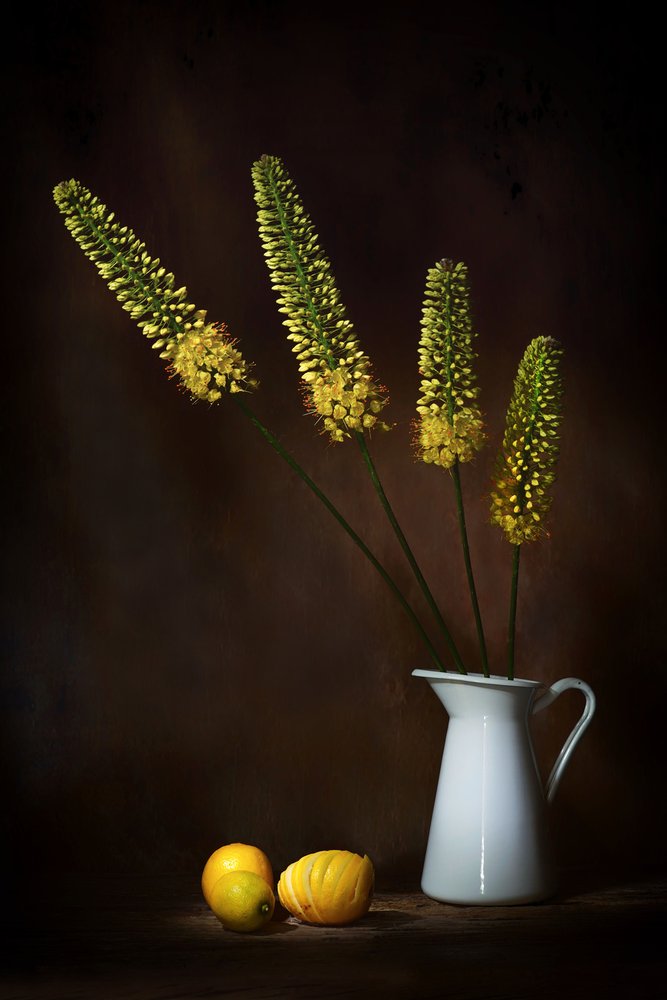 Flores amarelas e limões de Saskia Dingemans
