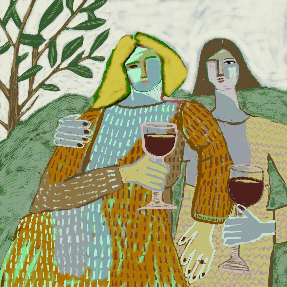 Acompanhamentos para vinho ao ar livre de Sharyn Bursic