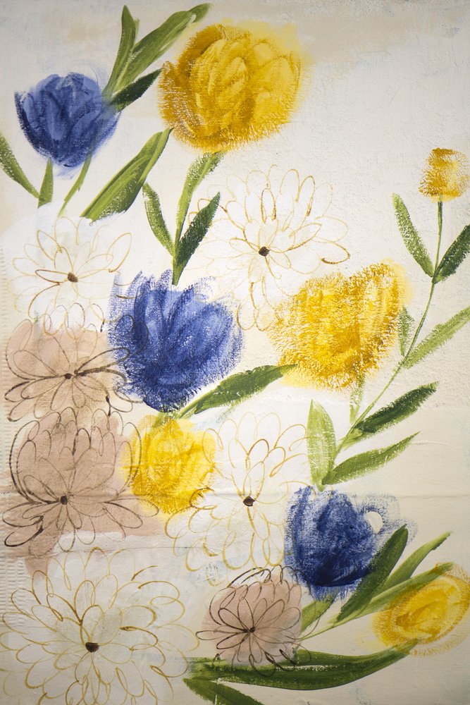 Flores abstratas de Shelley Hampe