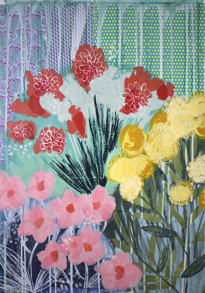 Flores de jardim vibrantes de Shelley Hampe