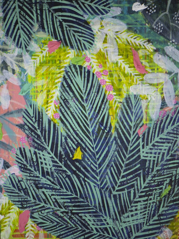 Folhagem tropical vibrante de Shelley Hampe