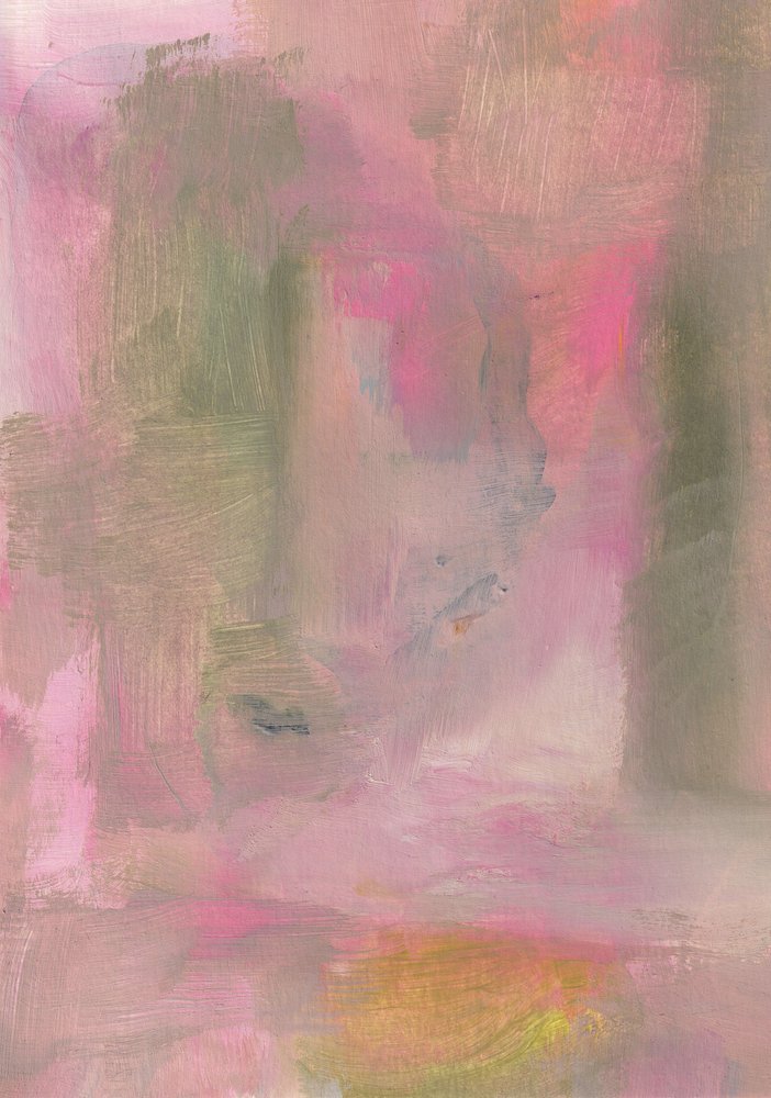 Rosa Blush Abstrato de Soniya Vijayakumar