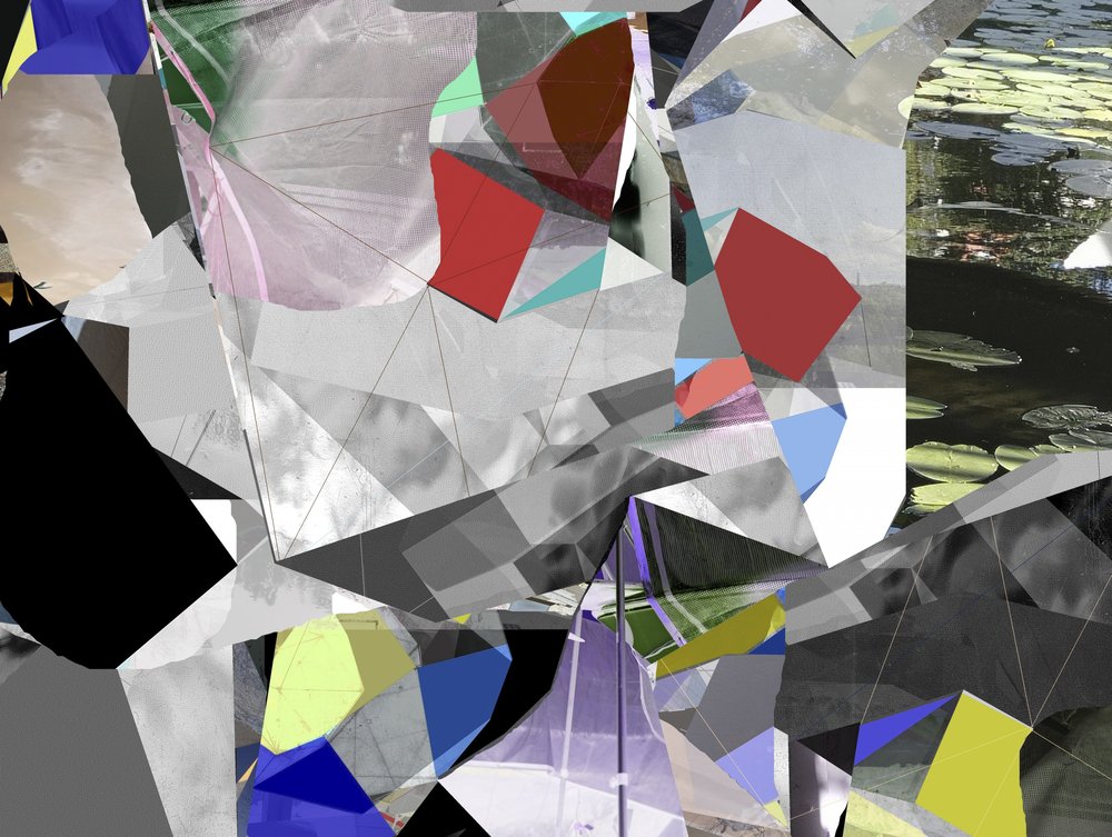 Paisagem Geométrica Abstrata de Stefan Fransson