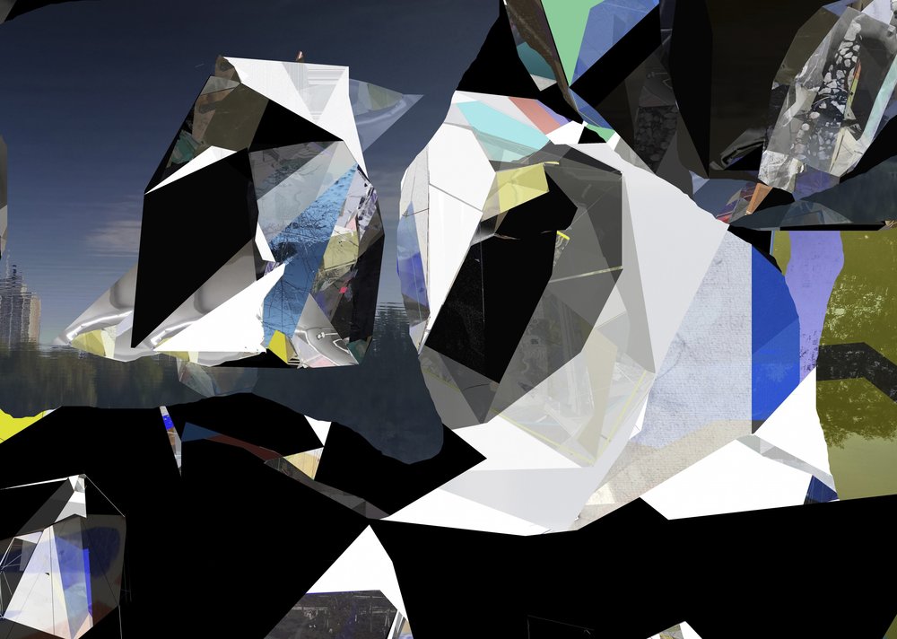 Paisagem urbana fragmentada de Stefan Fransson