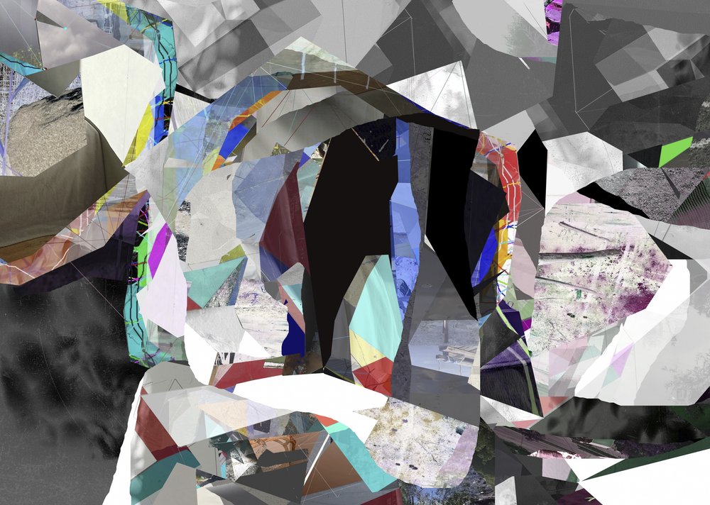 Abstrato geométrico fragmentado de Stefan Fransson