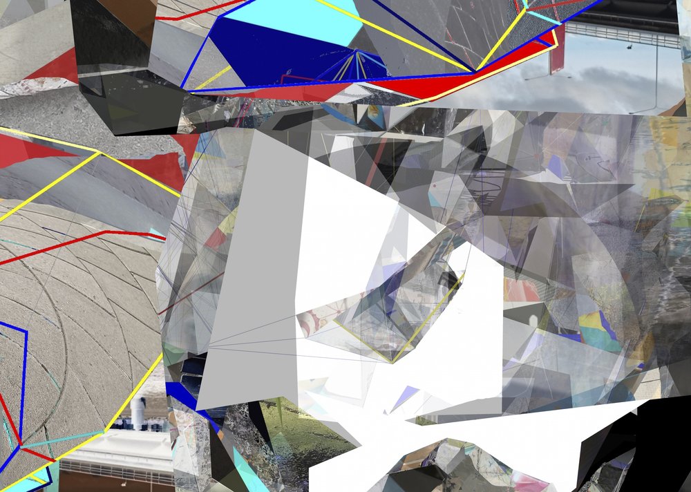 Geometria urbana fragmentada de Stefan Fransson