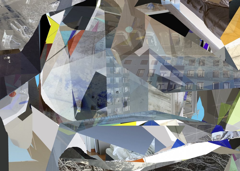 Geometria urbana fragmentada de Stefan Fransson
