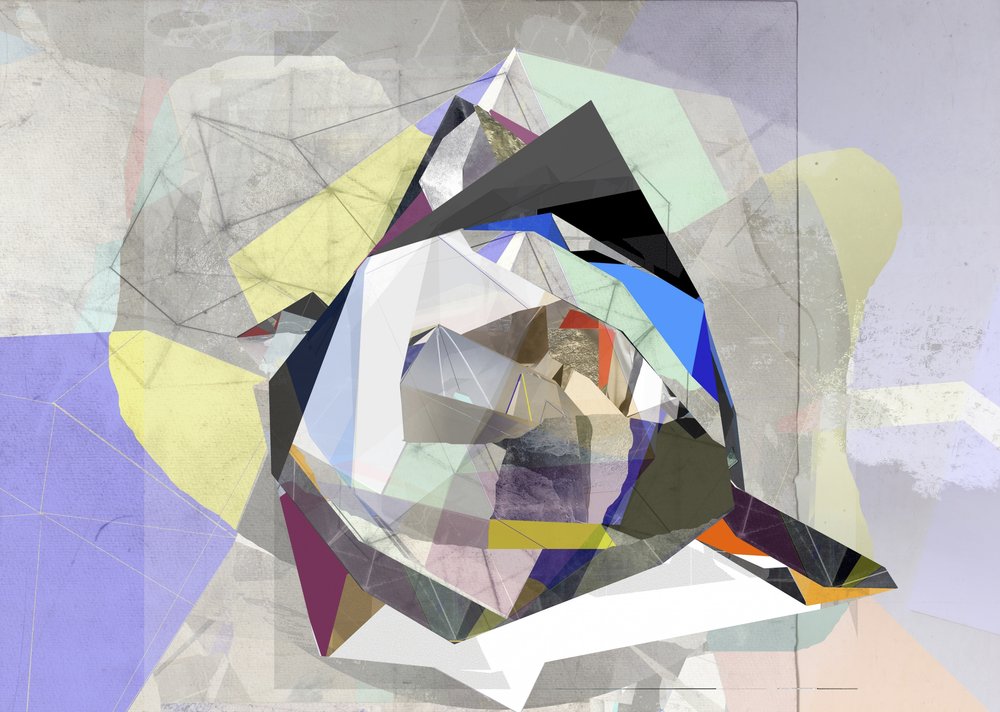 Camadas geométricas - Abstrato de Stefan Fransson