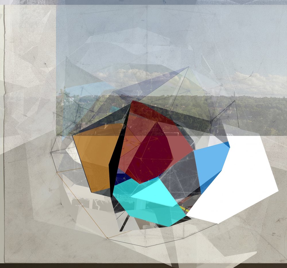 Paisagem de Prismas Geométricos de Stefan Fransson