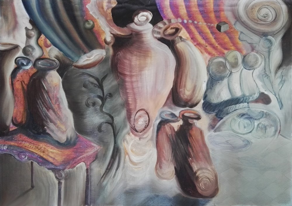 Figuras oníricas abstratas de Stefano Mazzolini