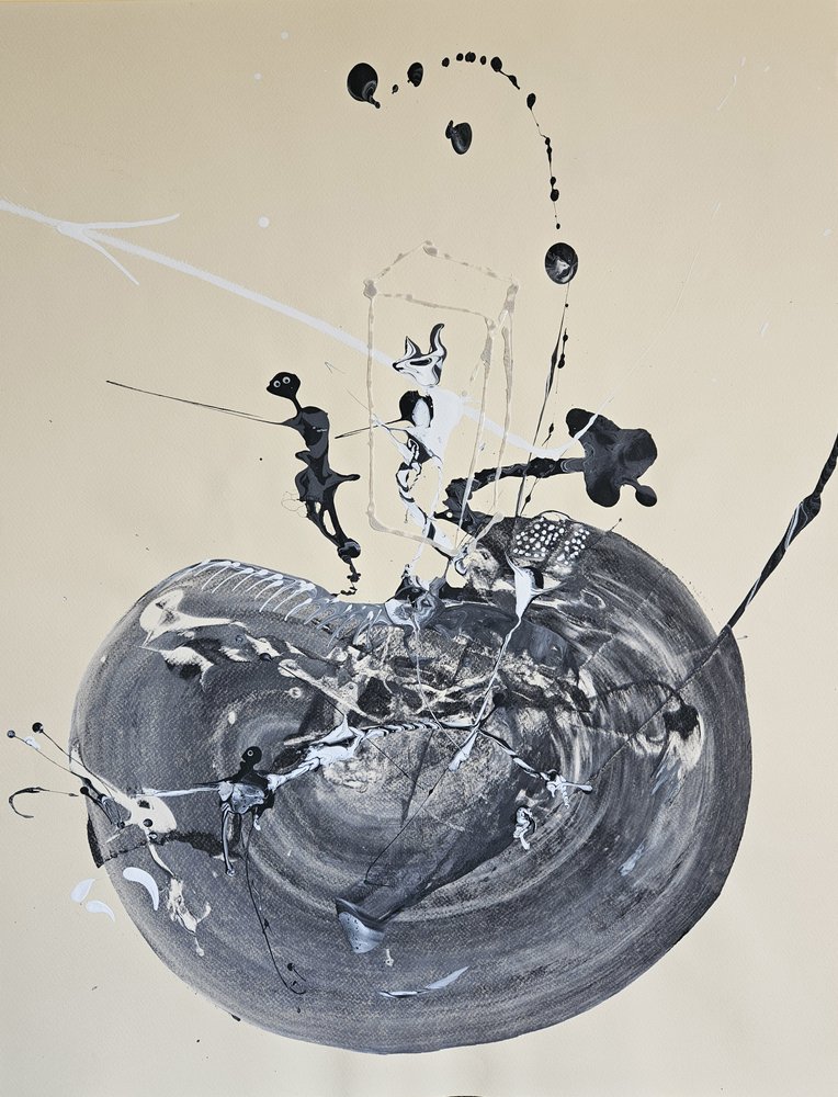Redemoinho abstrato com salpicos de Stefano Mazzolini