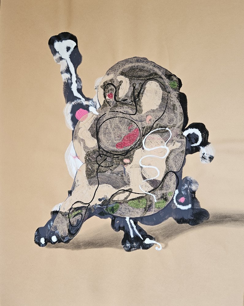 Bizarra figura dançante de Stefano Mazzolini