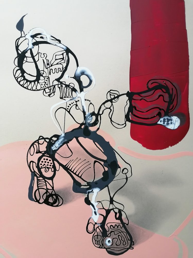 Arrojada forma orgânica abstracta de Stefano Mazzolini
