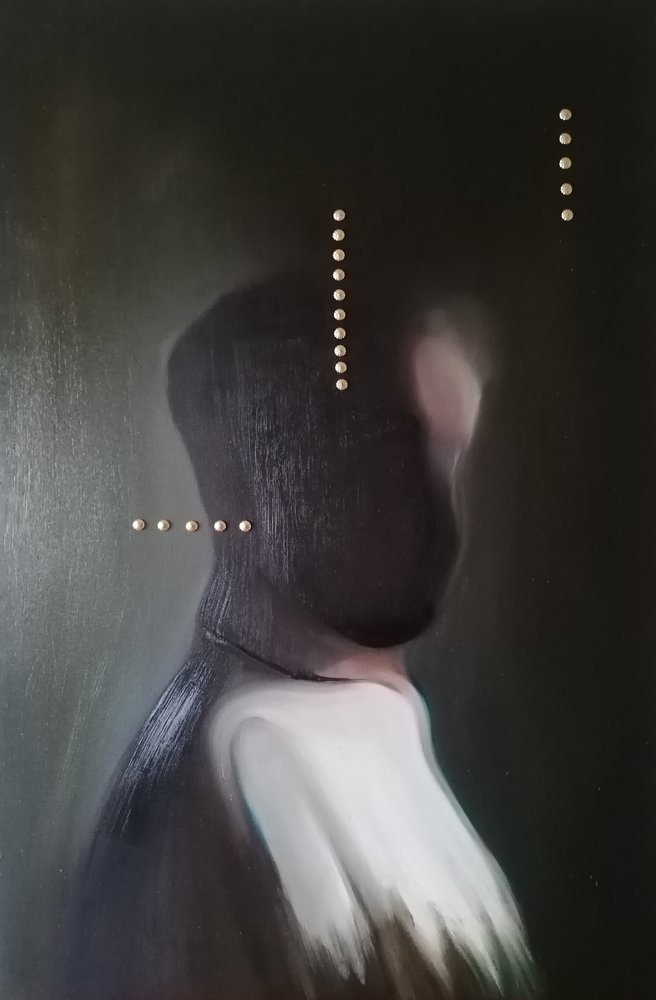 Figura abstracta escura de Stefano Mazzolini