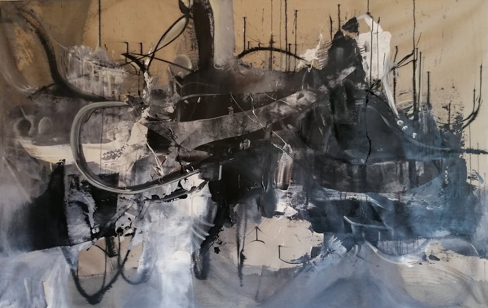 Pinceladas abstractas dinâmicas de Stefano Mazzolini