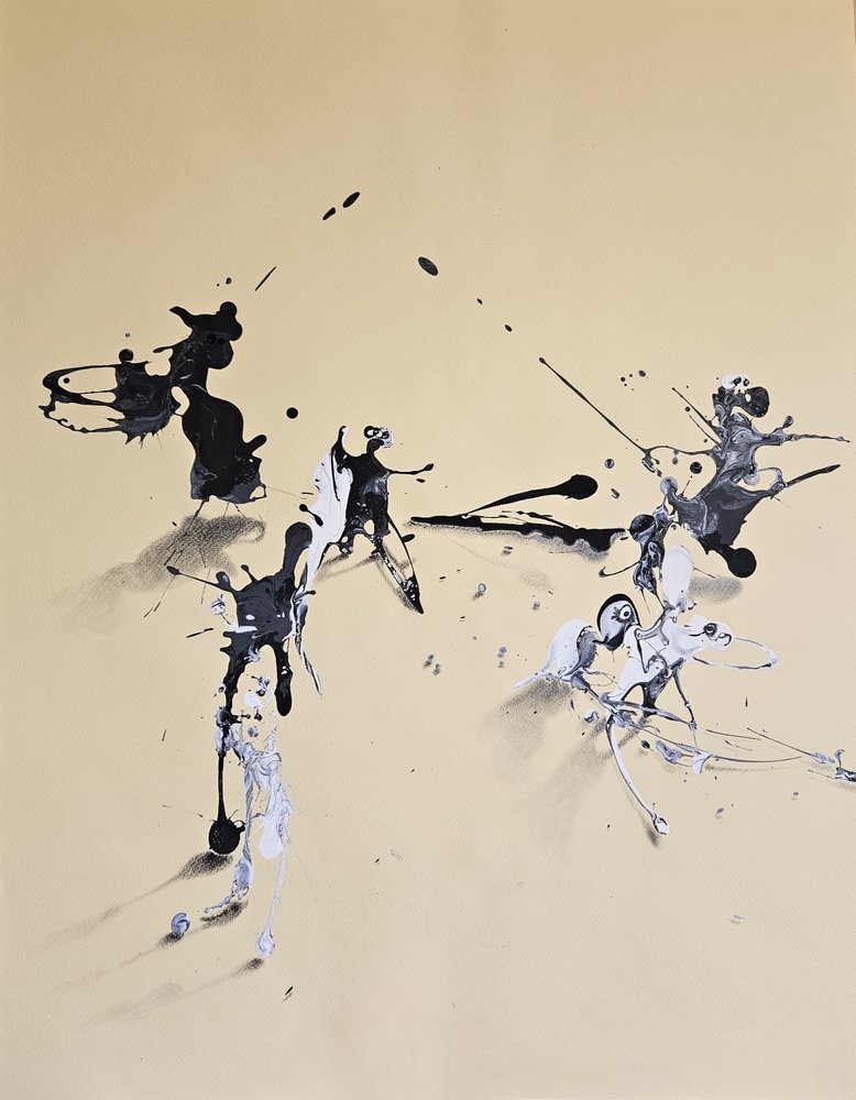 Salpicos de tinta dinâmicos de Stefano Mazzolini