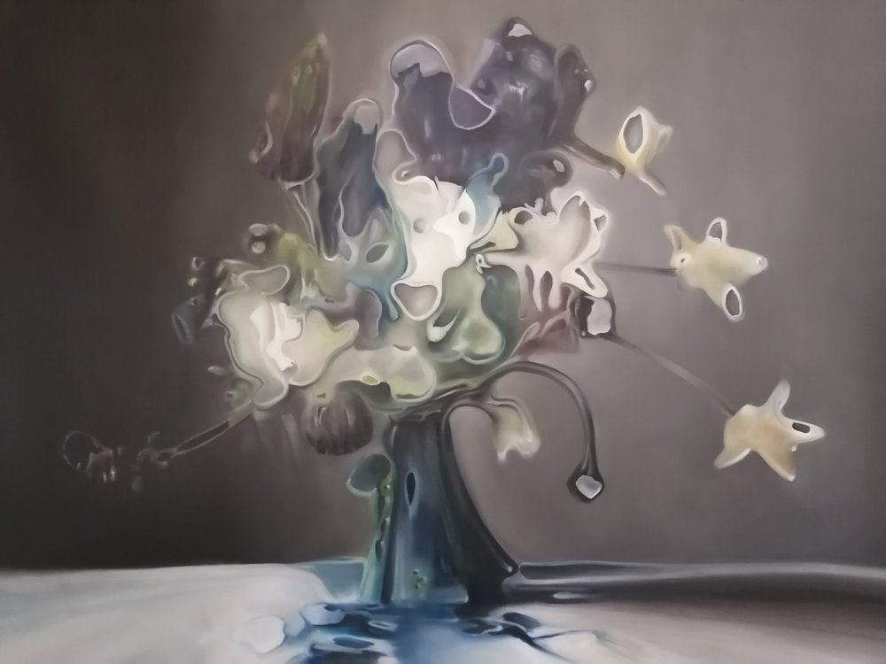 Flores abstratas fluidas de Stefano Mazzolini