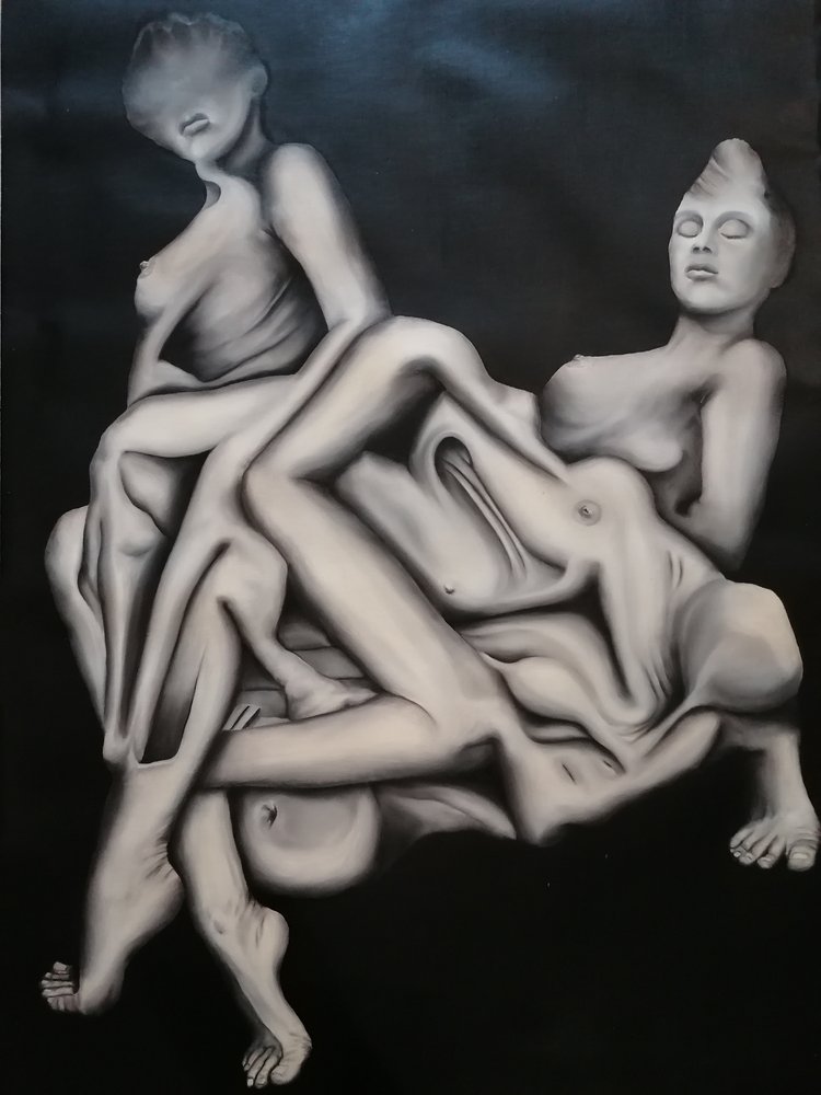 Figuras surrealistas entrelaçadas de Stefano Mazzolini