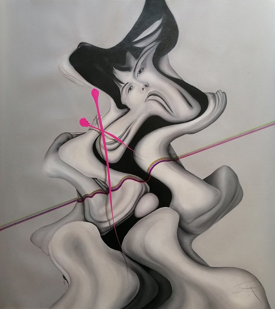 Mulher fluida surrealista de Stefano Mazzolini