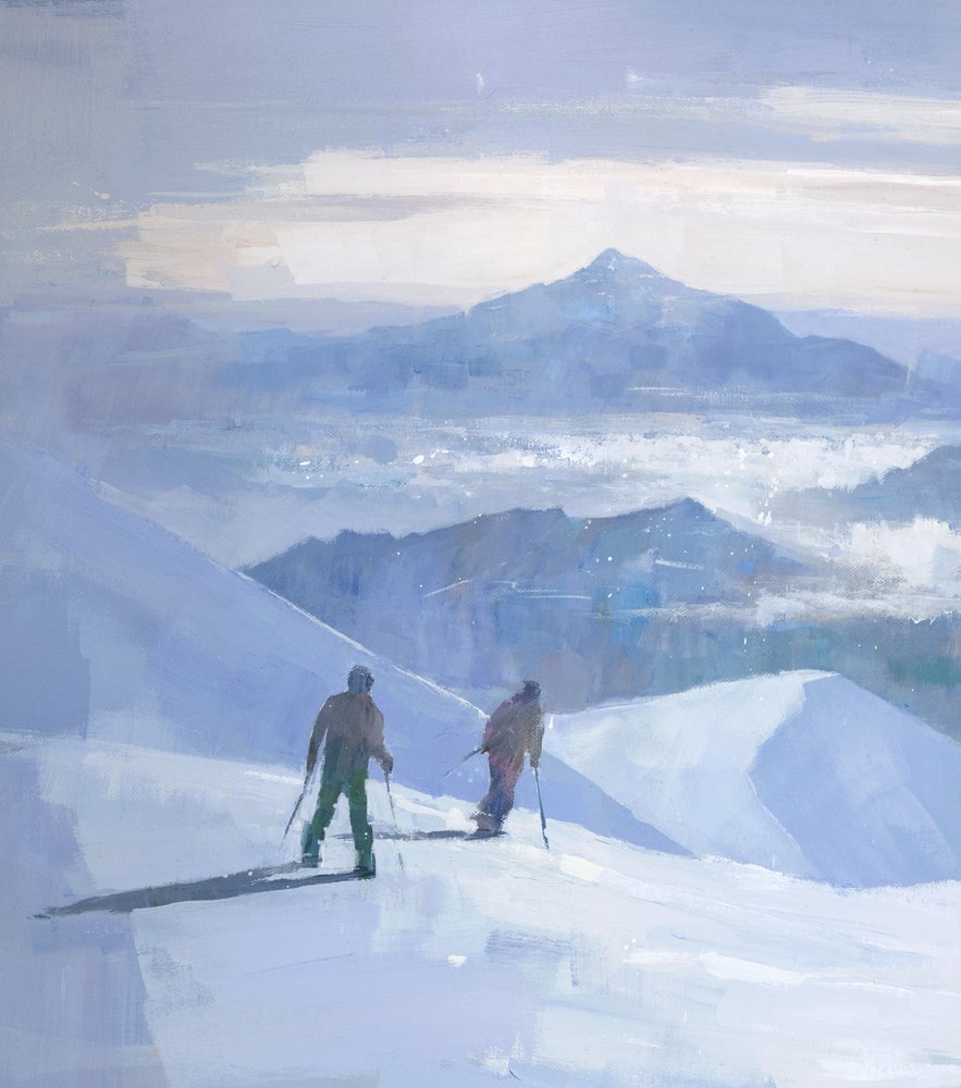 Viagem de esqui alpino de Steve Mitchell