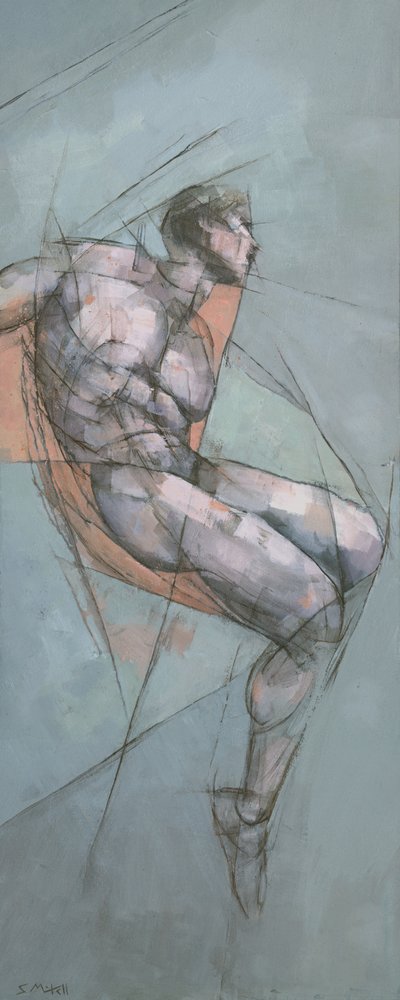 Figura abstrata dinâmica de Steve Mitchell