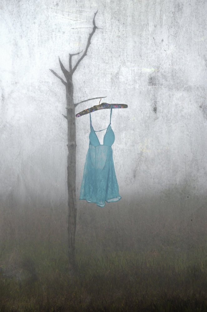 Vestido Azul Nebuloso de Steven Gibson