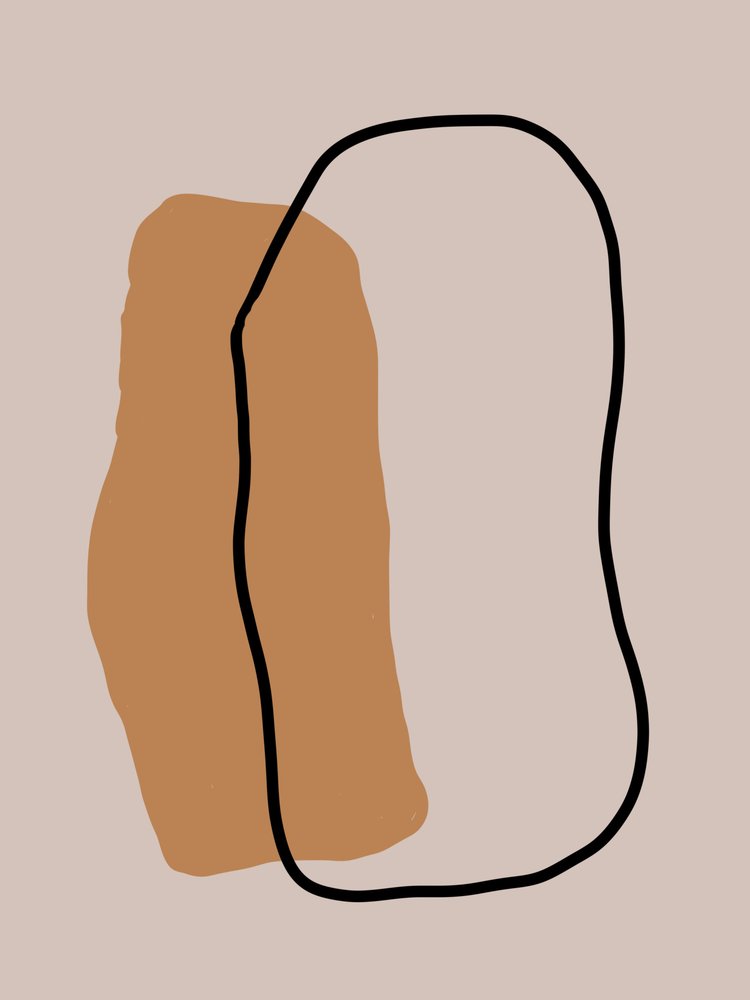 Abstração Orgânica Moderna de Studio Palette