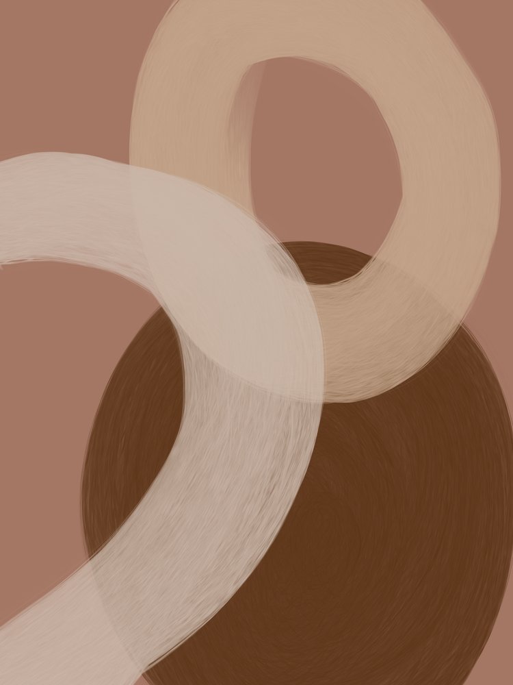 Fluxo abstrato neutro de Studio Palette