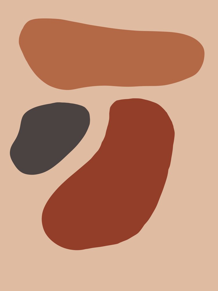 Formas orgânicas e terrosas de Studio Palette