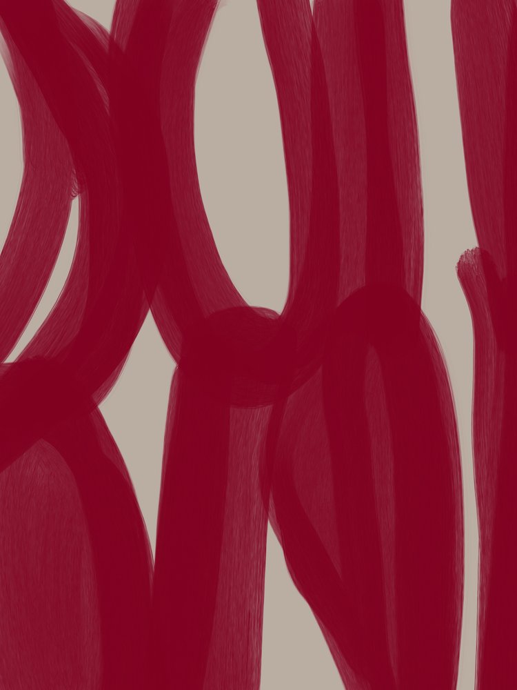 Linhas abstratas vermelhas de Studio Palette