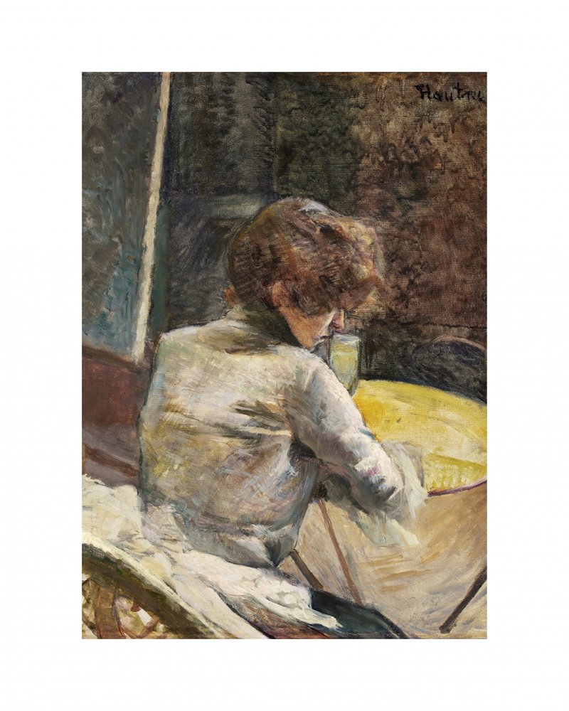 À espera (c. 1887) de TOULOUSE LAUTREC
