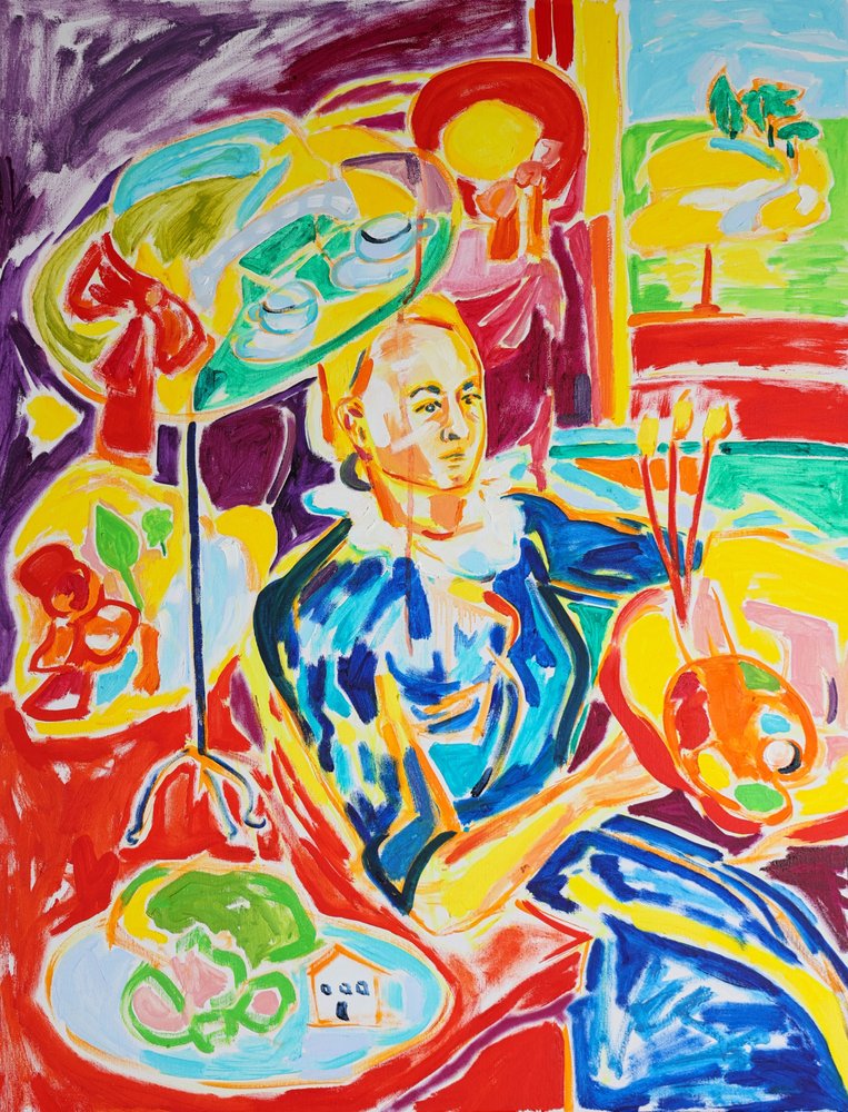 Retrato de um artista vibrante de Tamara Jare
