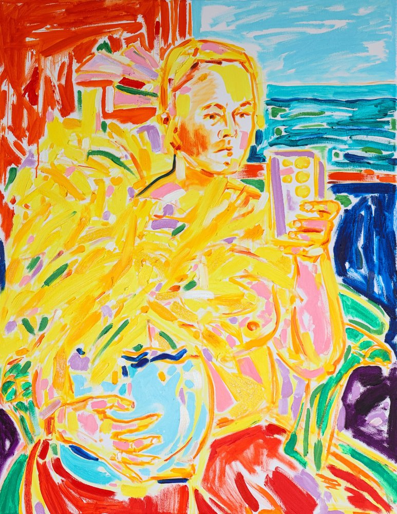 Retrato de gravidez cheio de vida de Tamara Jare