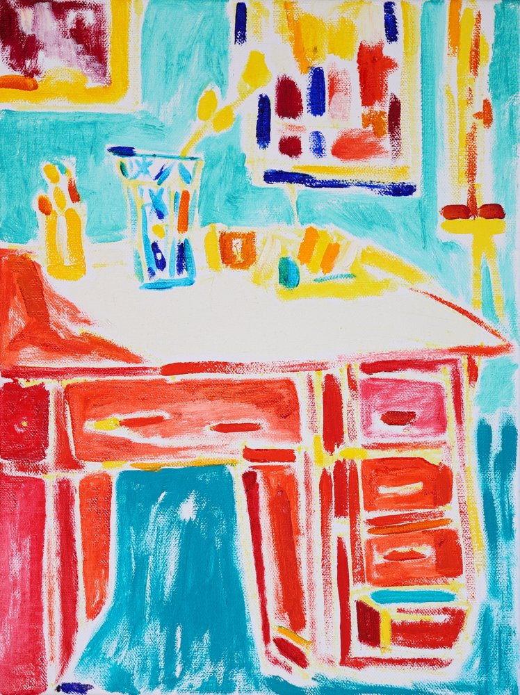 Secretária de Estúdio Vibrant de Tamara Jare
