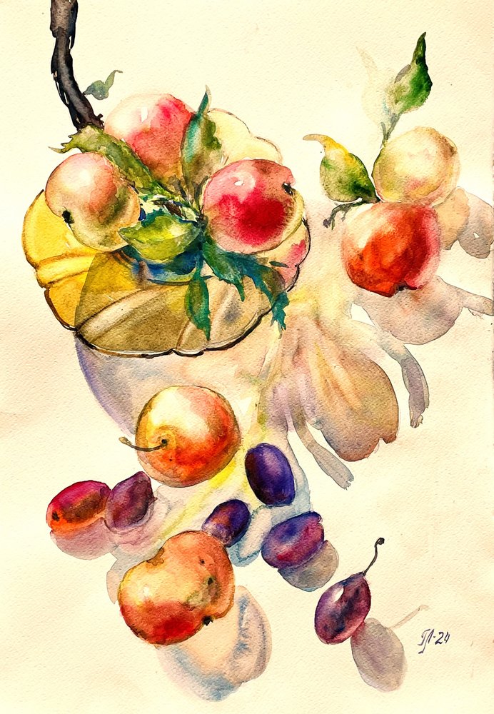 Natureza morta com frutos abundantes de Tanya Lundmark