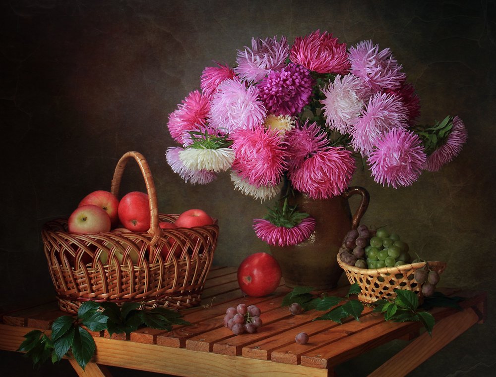 Colher ásteres e frutos de Tatyana Skorokhod