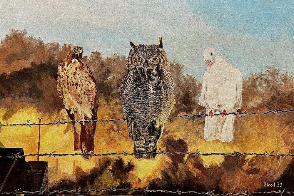 Arame farpado «Three Birds» de Tom Blood