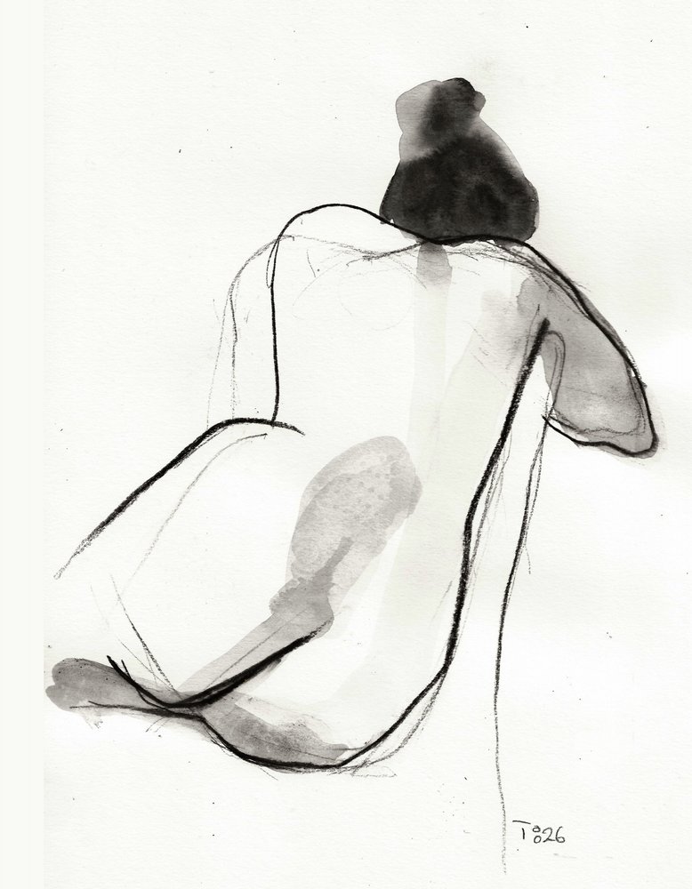 Pose Contemplativa de Costas de Tore Bahnson