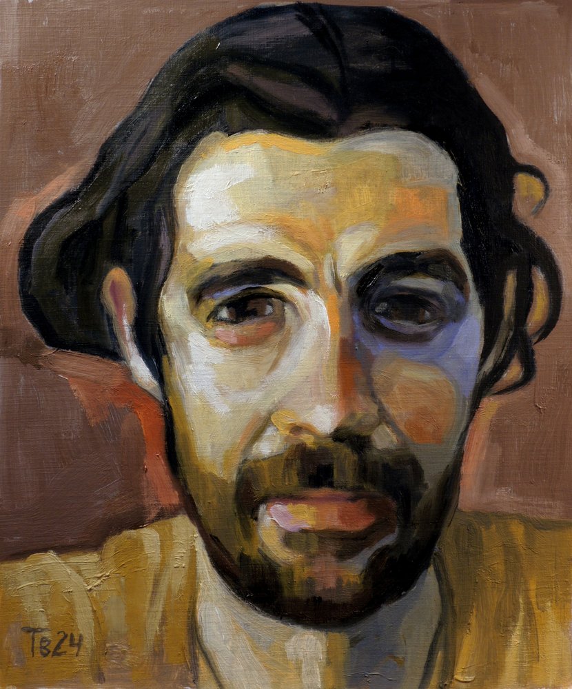 Retrato masculino expressivo de Tore Bahnson