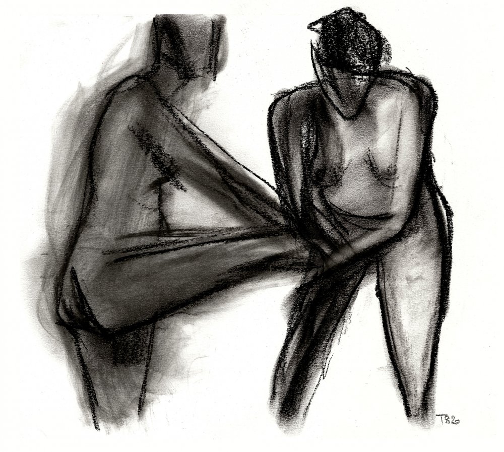 Figuras de nu expressivas de Tore Bahnson