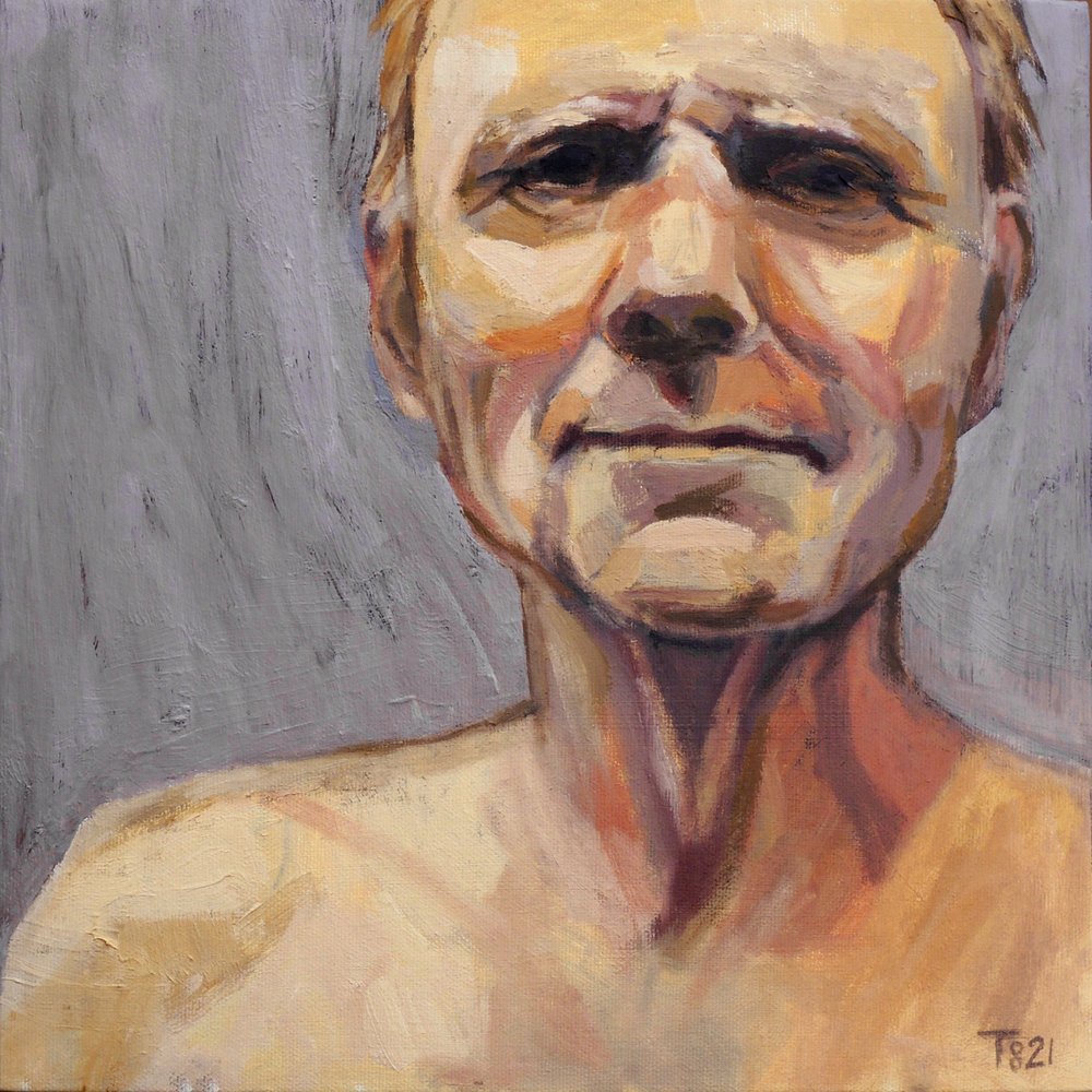 Retrato de um homem pensativo de Tore Bahnson