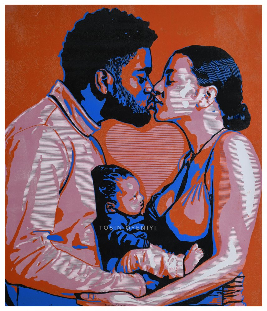 Beijo em «Modern Family» de Tosin Oyeniyi
