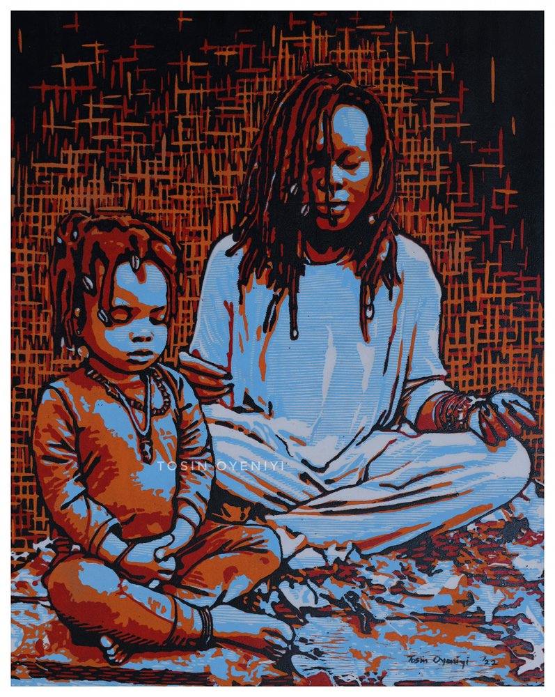 Mãe e Filho em Paz de Tosin Oyeniyi